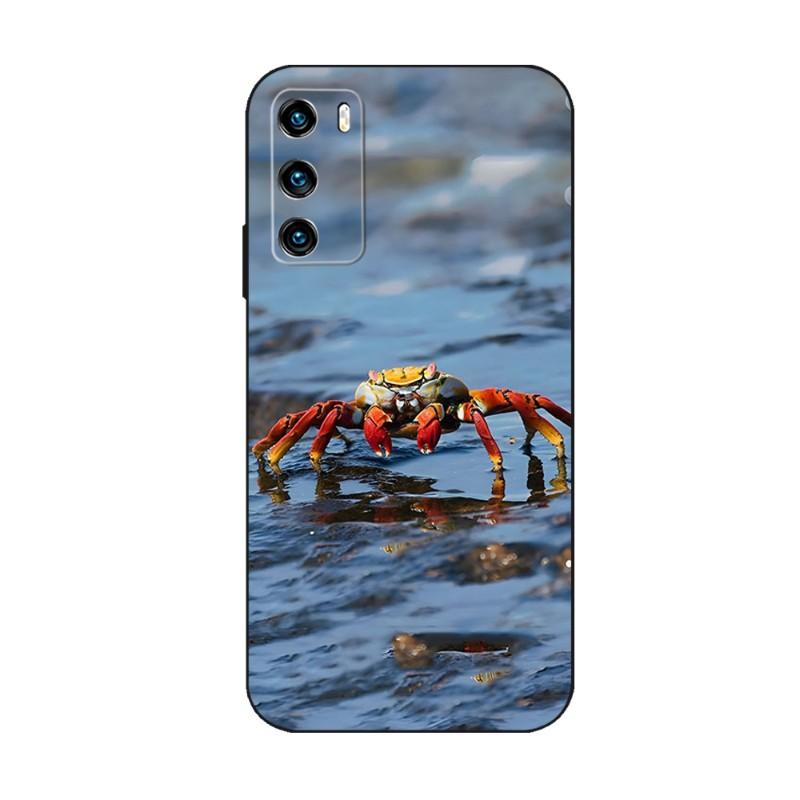 Ocean Crab Phone Case For Huawei Mate 8 9 S 10 30 20 40 20X 5G 40E Plus Pro Nova 7i 7 Pro SE Pro Back Cover