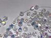 700 4mm Clear Aurora Glass Beads, Suncatcher Accessories, Handmade Beads (Aurora)