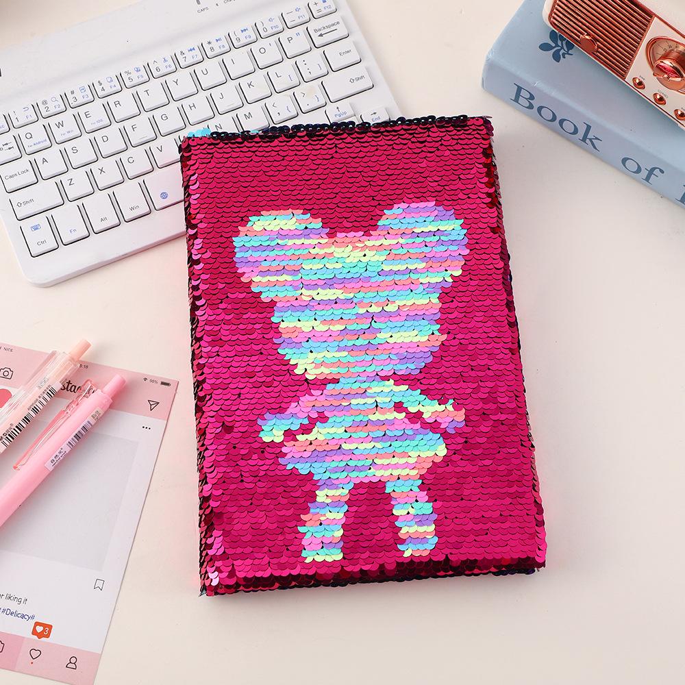 Enchanting Sequin Style Notebook: Exquisite Patterns for DIY Journaling & Student Notes