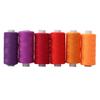 Thread for Manual Crafting 6 Colors Sewing Set, Polyester Craft Spools, Fade-Resistant Supplies Hemming Yarn Hand Embroidery, Quilting, Machine