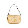 New COACH Nolita Artificial Leather Pochette Handbag Wrist Bag Clutch Regular Women's Khaki & Yellow CC419-IMOT4