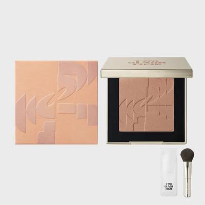 All Over Face Blush Dim Beige (+ Mini Angled Brush)