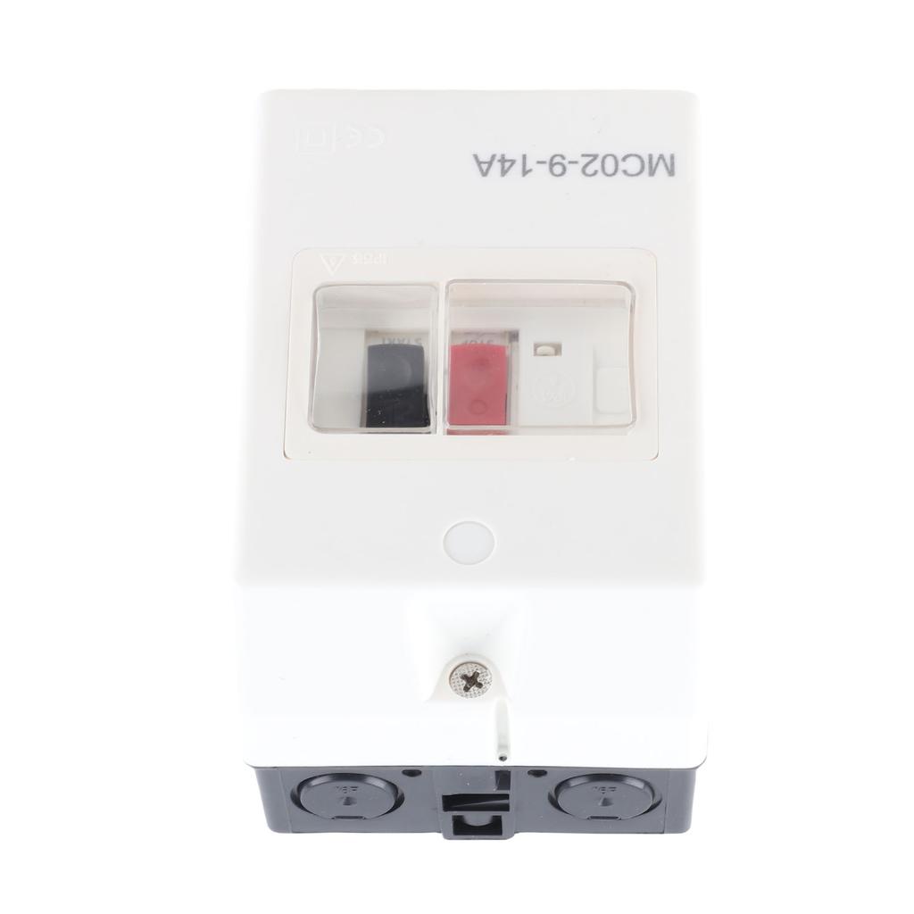 Motor Protection Switch Circuit Breaker Waterproof Protector Replacement MC02‑9‑14A 220V 380V
