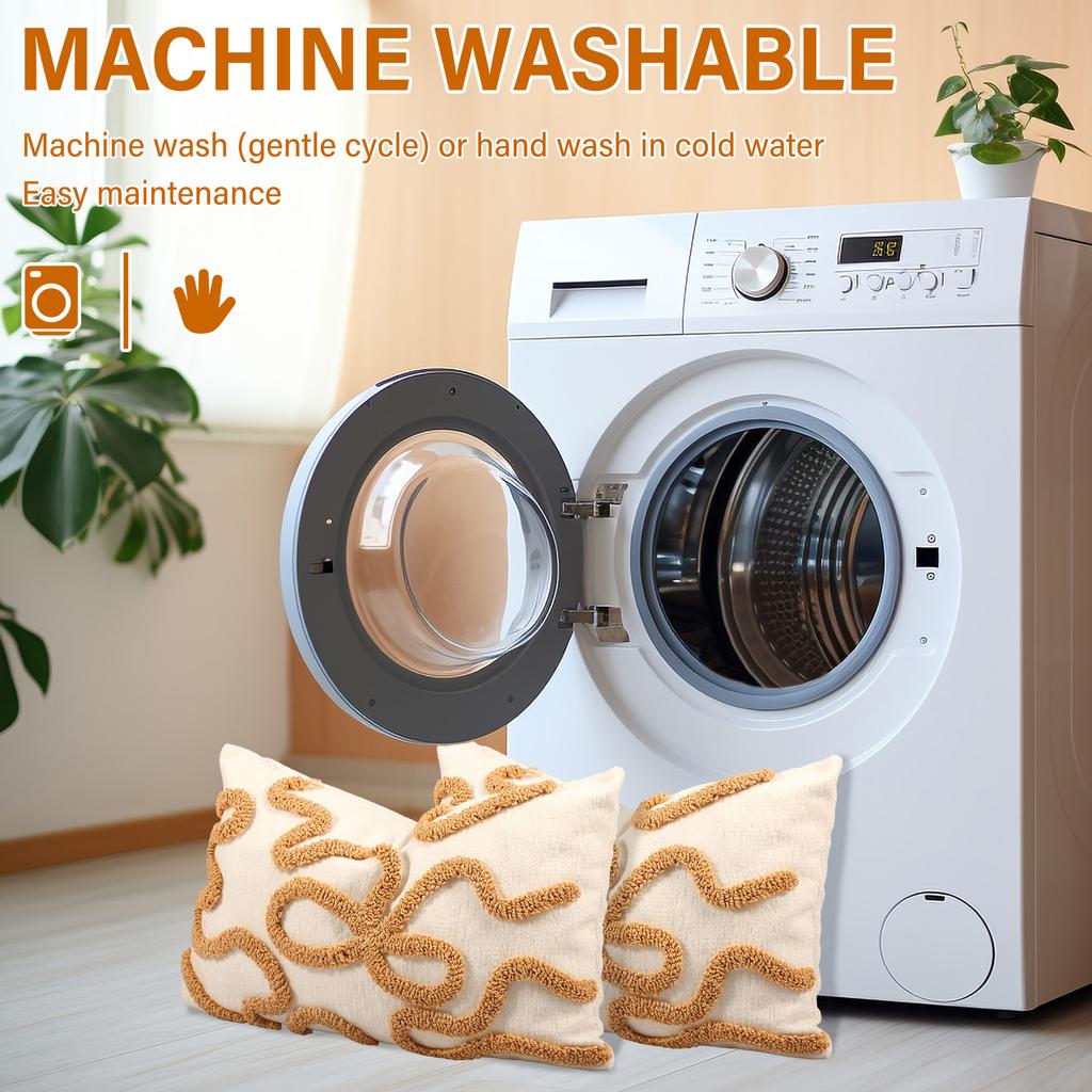 Tufted Throw Pillow Cover 30x50 CM Decorative Pillow Cushion Case Boho Neutral Throw Pillow Decoration for Bedroom Bed Couch