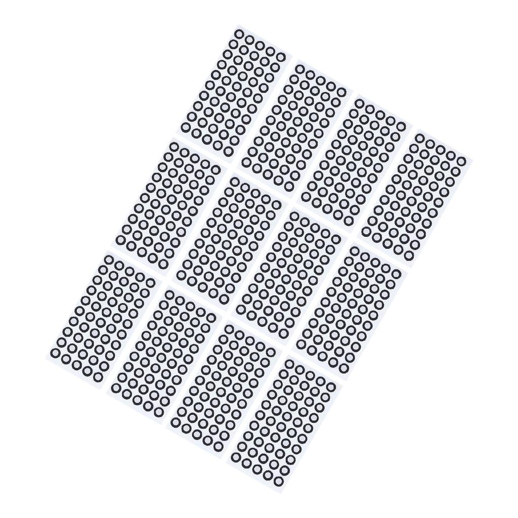 12 Sheet 3D Scanning Marker Reflective 6mm ID 10mm Outer Diameter 3D Tracking Dot for Reverse Engineering Quality