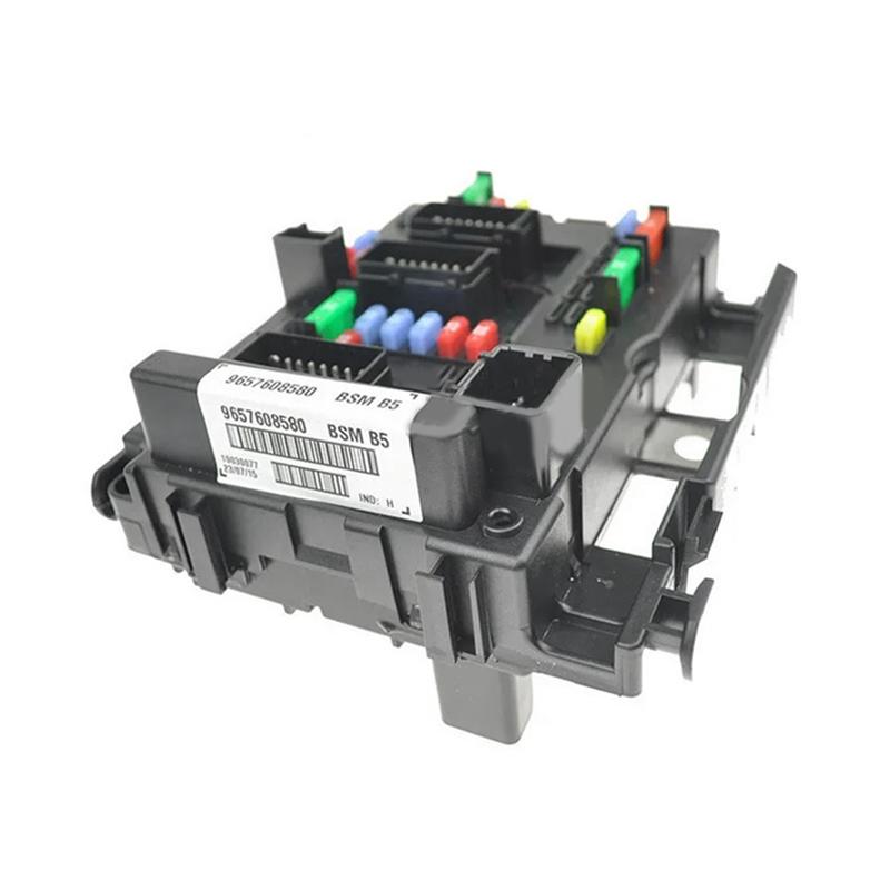 A28G-Fuse Box Module BSM B5 9657608580 6500Y1 For 206 307 406 Citroen C2 C3 C5 Berlingo Xsara Fuse Box Unit