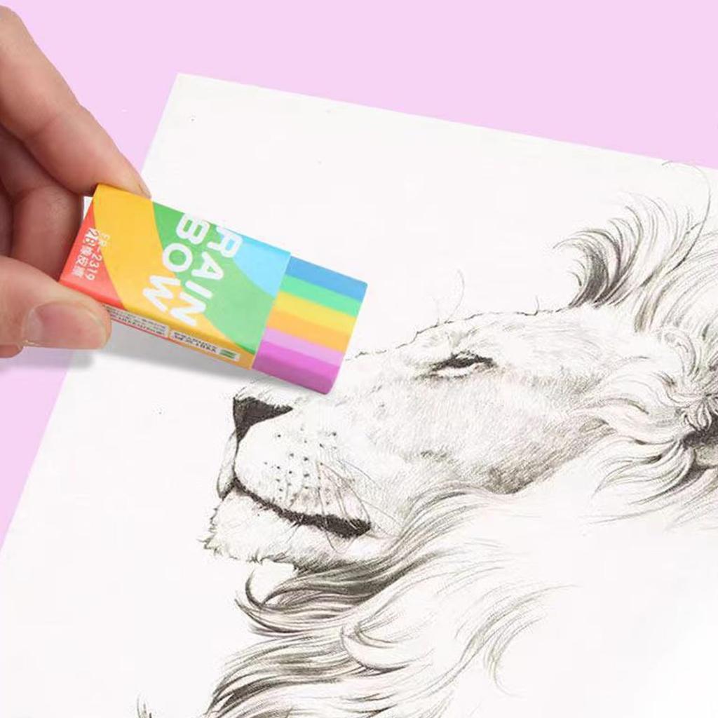 Refoiner Eraser These erasers are perfect for elementary school They erase feature cute rainbow pencil are and are a fun and stylish stationery Ideal