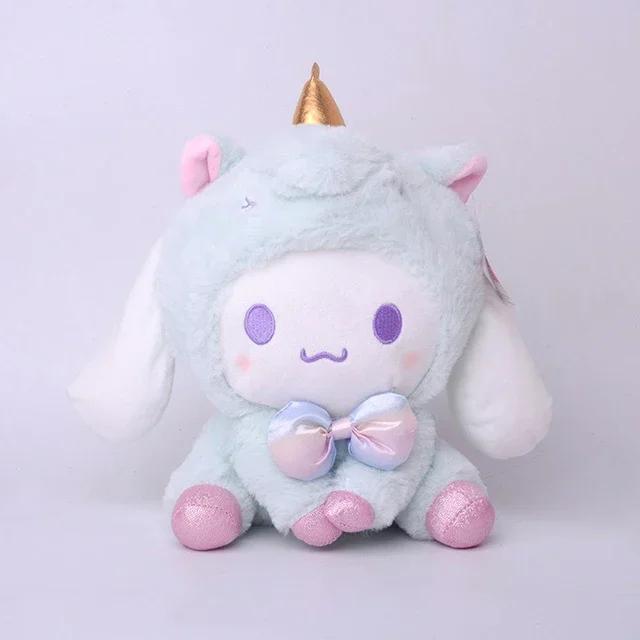 23CM Sanrio Kawali Tiger Kuromi Hello Kitty My Melody Cinnamoroll Plush Pillow Anime Kid Toy Cartoon Collection Gift