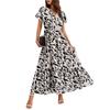 Women's Flowy Dresses Women's Summer Dresses Casual Short Sleeve Maxi Dresses Formal Maxi Dresses