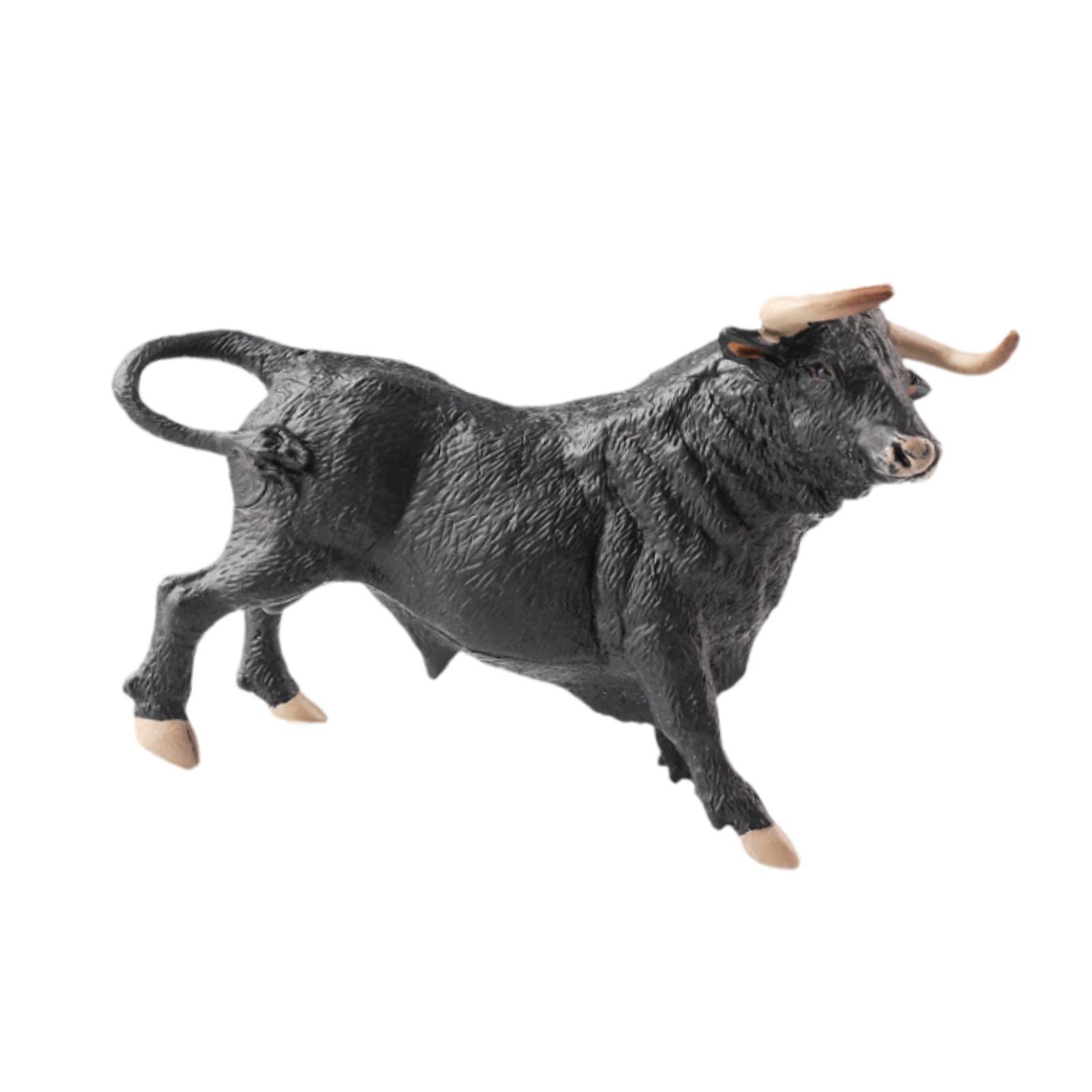 

Farm Animals Figures Model Party Favor Spanish Bullfighting Figurines Realistic for Children Birthday Gift Kids Party Supplies чорний