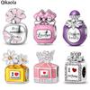 Original Design Copper Color Romantic Perfume Bottle Series Beads Fit 3Mm Bracelets Diy Charms Birthday Jewelry Gift