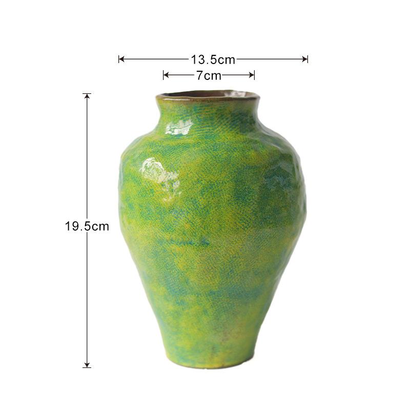 

Creative Painted Ceramic Vase Plant Pots Table Decoration Flowers Arrangement Hydroponic Floral Vases Room Aesthetic Decor