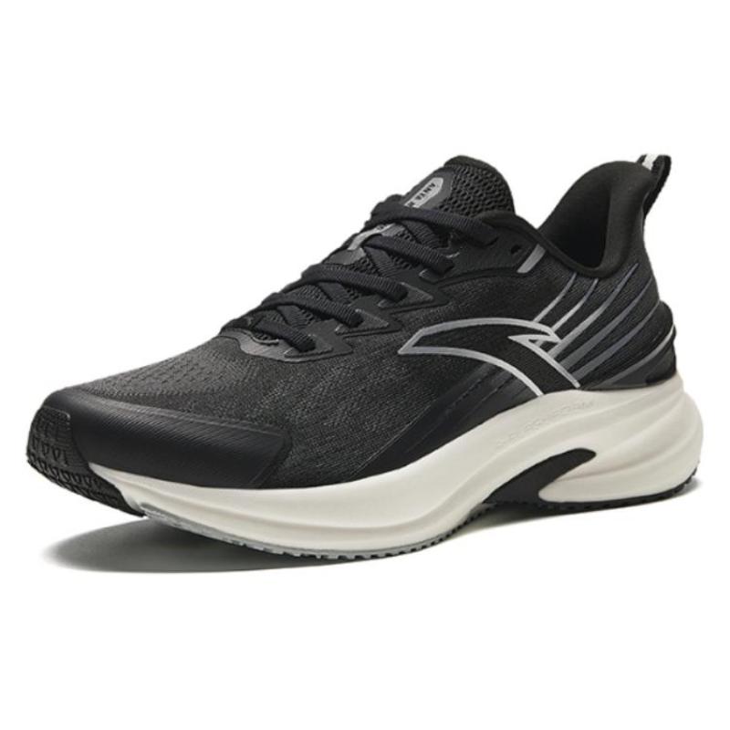 Anta Antelope Run 4 Cushioning, Wear Resistant Low top Casual Running Shoes Men's Black Sneakers 112425585-5