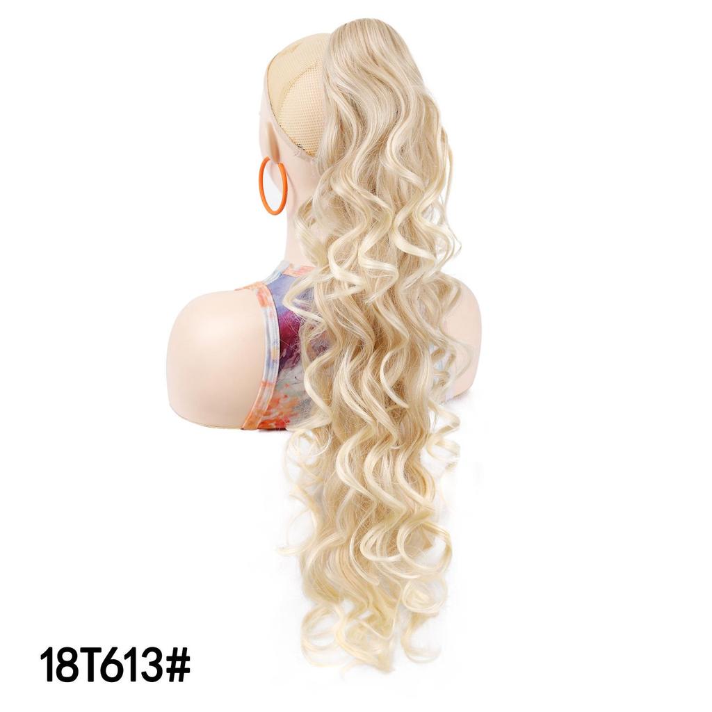 Claw Clip Ponytail Wig 80cm Long Wavy Synthetic Ponytail Extension 150g High Temperature Fiber Hairpieces for Women