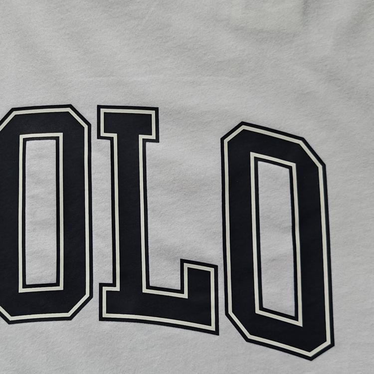 Polo Ralph Lauren Letter Logo Printed Crew Neck Short Sleeve T-Shirt Men Tops White 710858957-001