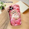 Phone Case: 2D Flat Design Suitable for iPhone 18 17 16 15 14 13 Pro Protective Case, Couple Style, Gradient Kittens, Christmas and Halloween Gifts