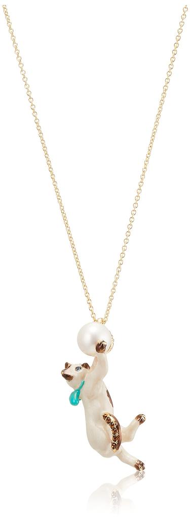 Pearl Cat Necklace VBRP150755DW [Vendome Boutique]