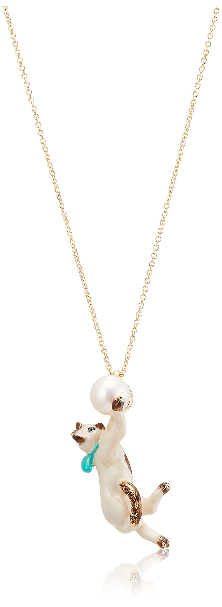 

Pearl Cat Necklace VBRP150755DW [Vendome Boutique] білий