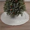 Christmas Tree Skirt Knitted Xmas Tree Carpet Decoration Ornament New Year Navidad Christmas Gifts Home Decorations
