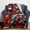 Ronaldos Legacy Lights bedruckte Flanelldecke, atmungsaktiv und warm, ein stilvolles Geschenk für Zuhause, geeignet für den Gebrauch zu Hause, im Büro und als Tagesdecke. 0713a5