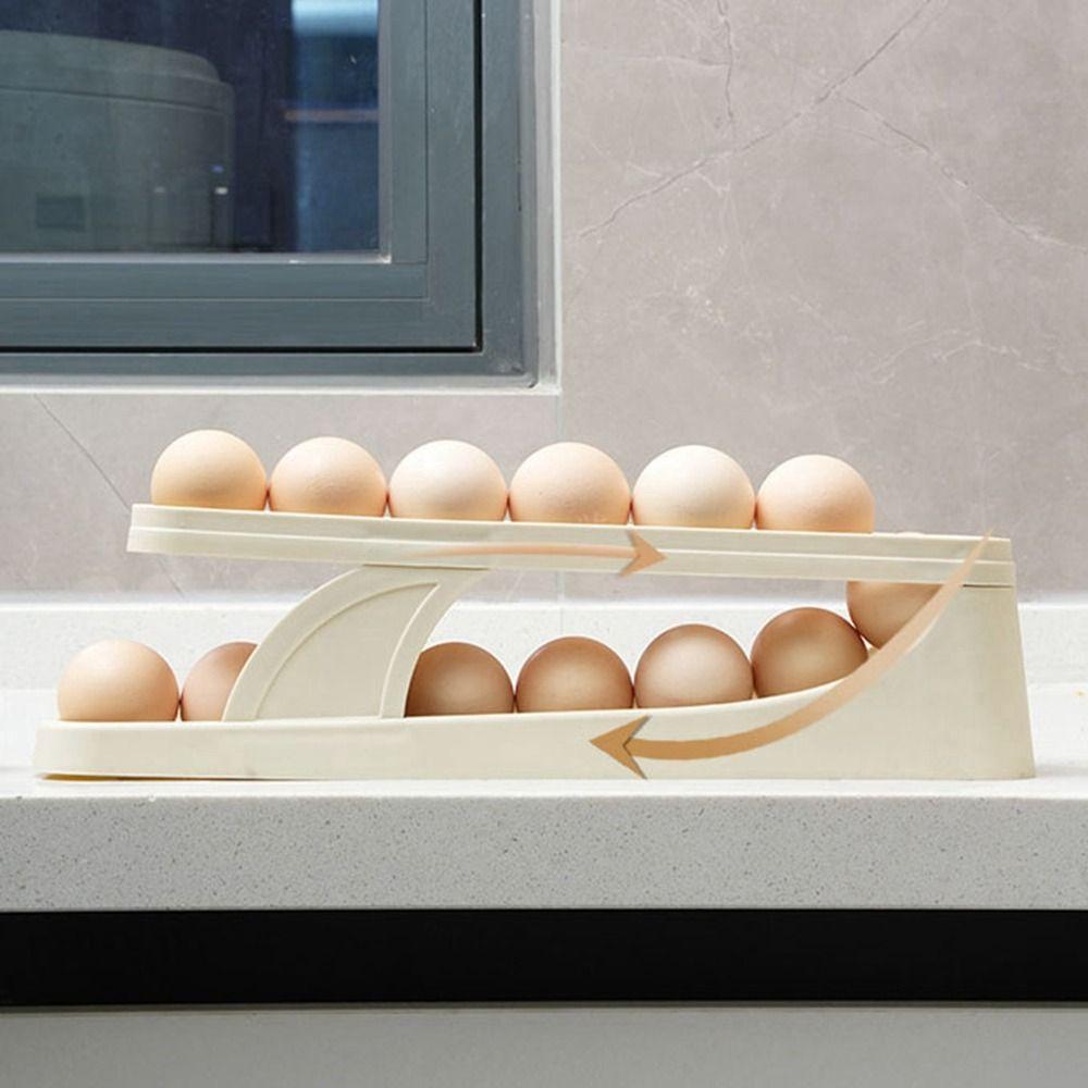 Zásuvný typ Stojan na skladování vajec Věnovaná krabička na skladování vajec Držák na skladování vajec pro kuchyň