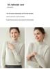 Women's Thickened Cable Knit Cashmere Sweater - Soft, Warm, and Slimming Base Layer for Autumn/Winter