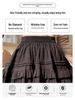 Petite Women's High Waist Ballet-Style Short Skirt - Gentle, Slimming, Sweet French Cake Design for Spring and Summer.