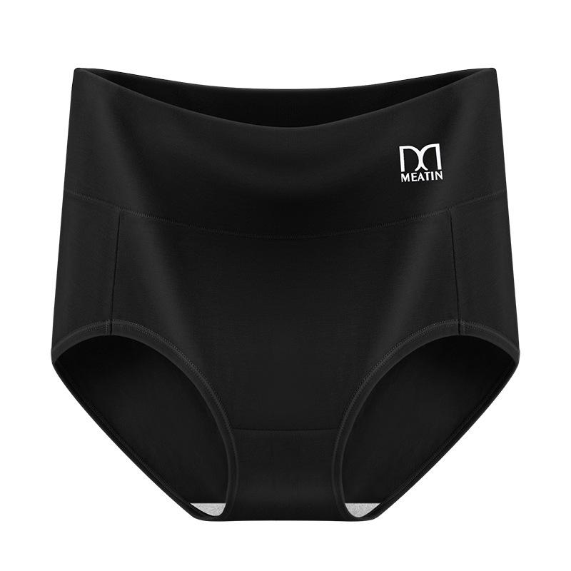 Meiya Ting Classic Women's Mid-Rise Cotton Briefs: Solid Color, Breathable, Antibacterial Crotch