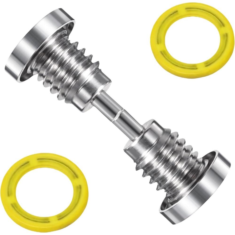 2 Pcs Magnetic Outdrive Gear Case Drain Plug Screw with Gasket For Mercruiser Stern Drive Alpha 1 Gen 1 2 R MR TR 22- 8M0058389
