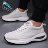 Woodpecker Casual Sports Shoes Men's Non-slip and Wear-resistant Lightweight Leather Waterproof Travel Shoes Spring New Black Shoes