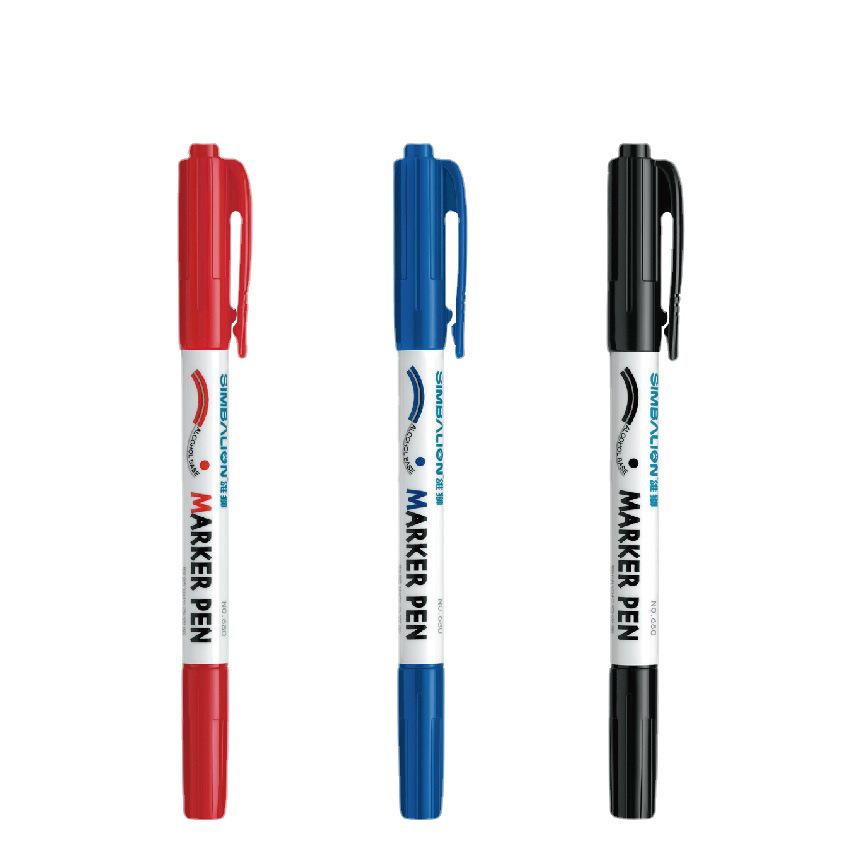 Xiongshi 680 Double-Head Fine-Tip Pen, ROHS Compliant, 0.5 & 1.0 mm, Includes Test Report