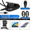 DkOvn Music Stand Light, 1 Pack, USB Rechargeable Music Stand Light, LED Book Lamp for Reading and Playing Musical Instruments (1 Light)