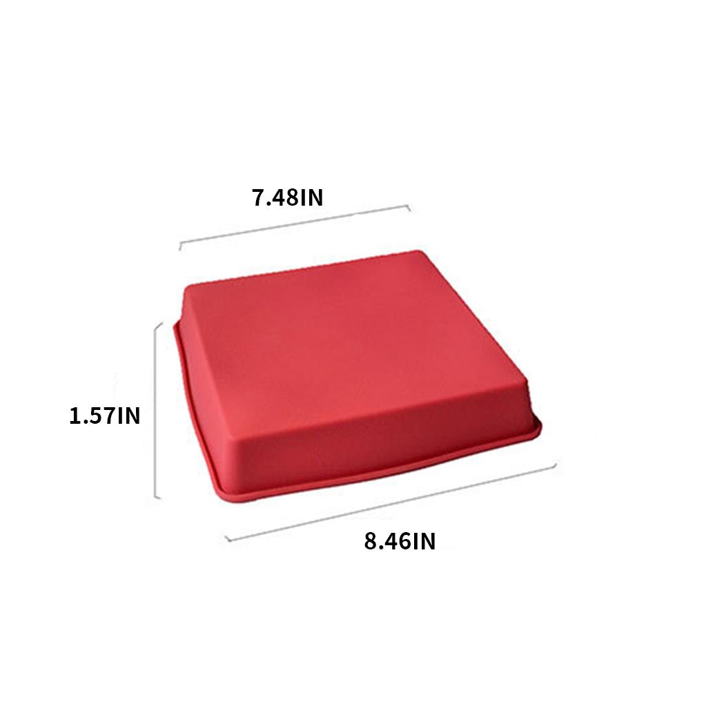 Forma de Bolo de Silicone Antiaderente Padaria Caseira Cozinha Muffin Mousse Sobremesa Pastelaria Assadeira Molde para Fazer Lavável