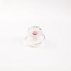 Gema Turmalina Rosa Joyería de Plata de Ley 925 Anillo Hecho a Mano Regalo Para Mamá RR-7-13