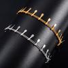Trendy Stainless Steel Link Chain Bracelet for Women Ladies Hand Bangle Girl Foot Ankle Anklet DIY Jewelry Making Accessories