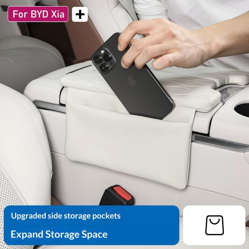 For BYD Xia Armrest Box Pad Heightened Memory Foam Elbow Rest All Multifunctional Storage Seasons Universal Anti Scratch Cover