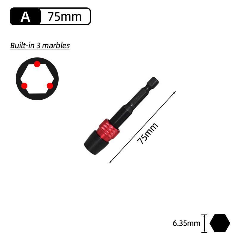 75/100/150/300mm Multiple Sizes 1/4Inch Hex Quick Release Electric Screwdriver Extension Bit Holder Drill Bit Rod Bar Hand Tools