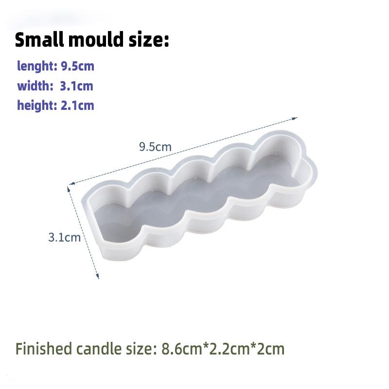 

Stacking Heart Candle Silicone Mould Home Decor Ornament Handmade Soap Candle Cake Chocolate Making Molds