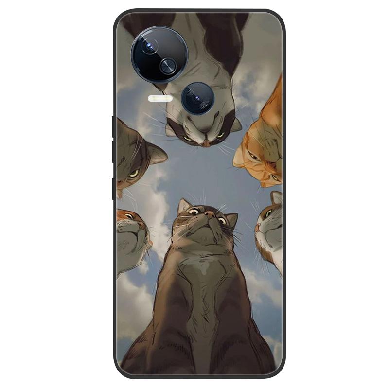 For Tecno Spark 10 5G Case Shockproof Soft TPU Silicone Phone Cover For Tecno Spark 10 5G Funda Spark10 5G KI8 Capa Cartoon