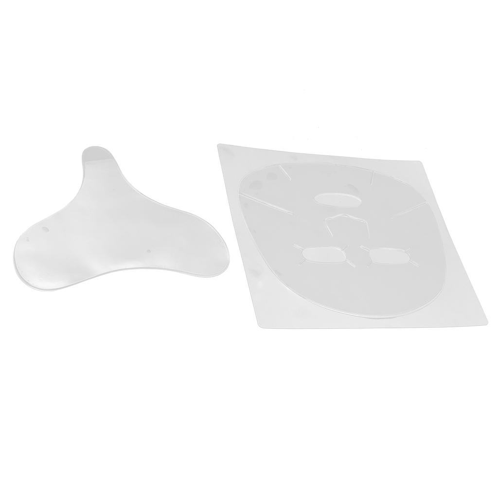 2 In 1 Facial Chest Pad Set Reusable Silicone Home Face Wrinkle Pads Patches Set