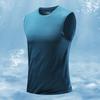 Summer Running Vest Breathable Sleeveless Top Stretch Fitness Vest Men's Reflective Jogging T-Shirt Gym Vests Men Quick Drying