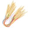 18Pcs Circular Needle DoublePoint Bamboo Color Flexible Tube Connection Knitting Tool Set