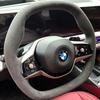 Handgenähtes rutschfestes Wildleder-Stil Lenkradbezug für BMW 5er G60 2024 i5 G60 2024 Auto Innenraum