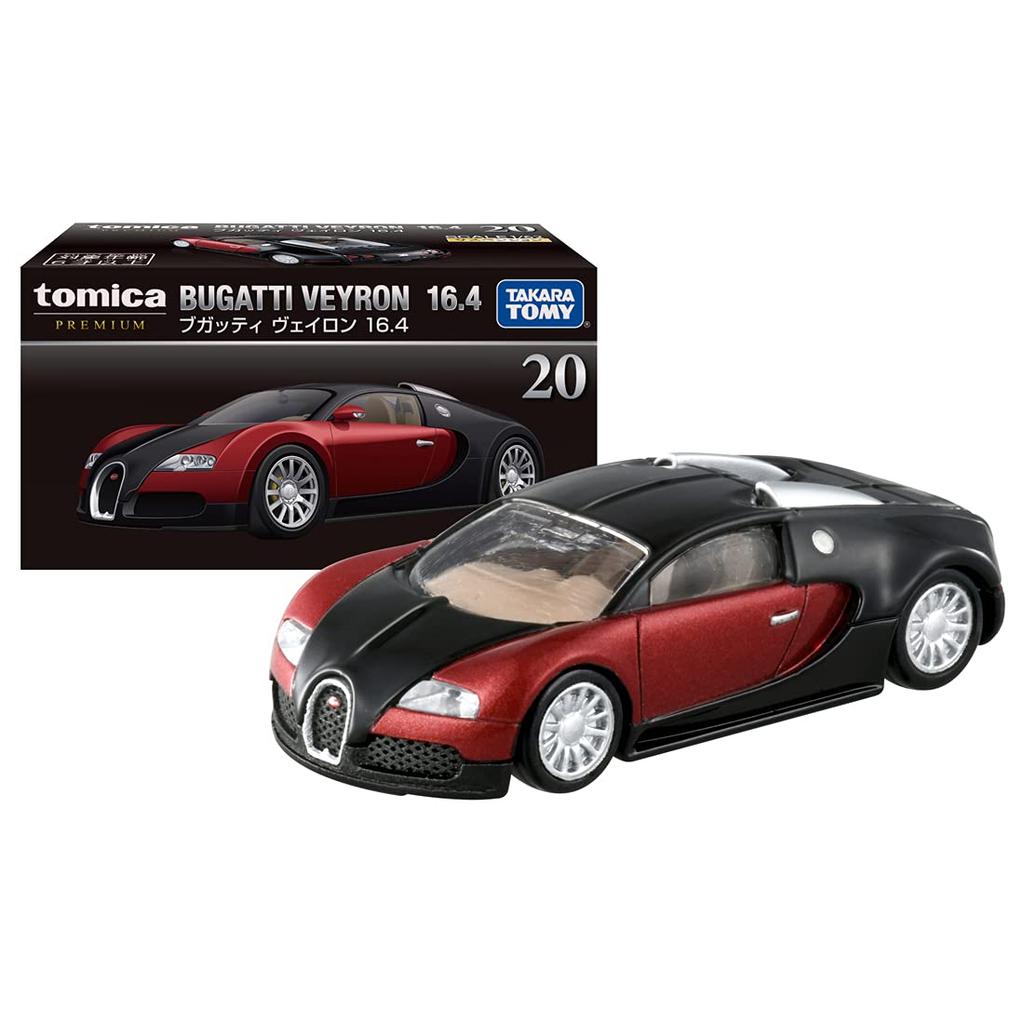 Takara Tomy Premium 20 Bugatti Veyron Miniature Car Toy for Ages 6 and Meets Toy Safety ST Mark TOMICA TAKARA TOMY "Tomica 16.4" Up, Boxed, Standards,