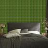 Olive and Bottle Green Checkered Wallpaper 50x1000