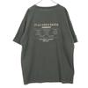 unused LOWRYS FARM Print Short sleeve T-shirt F Charcoal gray Women Used