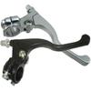 Shorty Griff Bremshebel Für Hond CRF 100F 110F XR 50 80 Für Kawski KLX110 Für Suzk DR-Z 110 125 Für YMH PW80 TT-R 110E 125E 90E Teile(Schwarz)