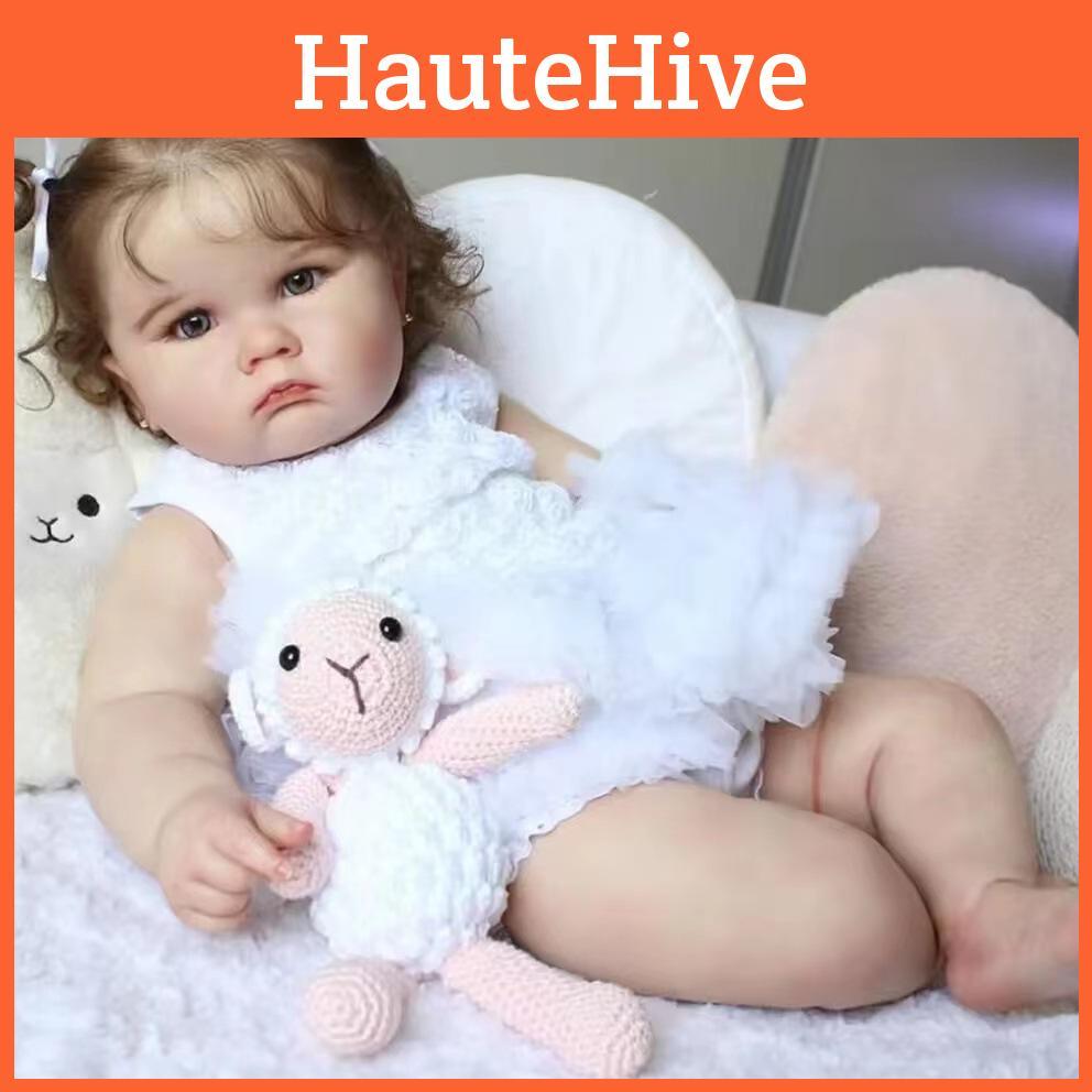 Silicone Reborn Doll Charlotte 60cm Realistic Girl Toy For Collectors And Giftgiving