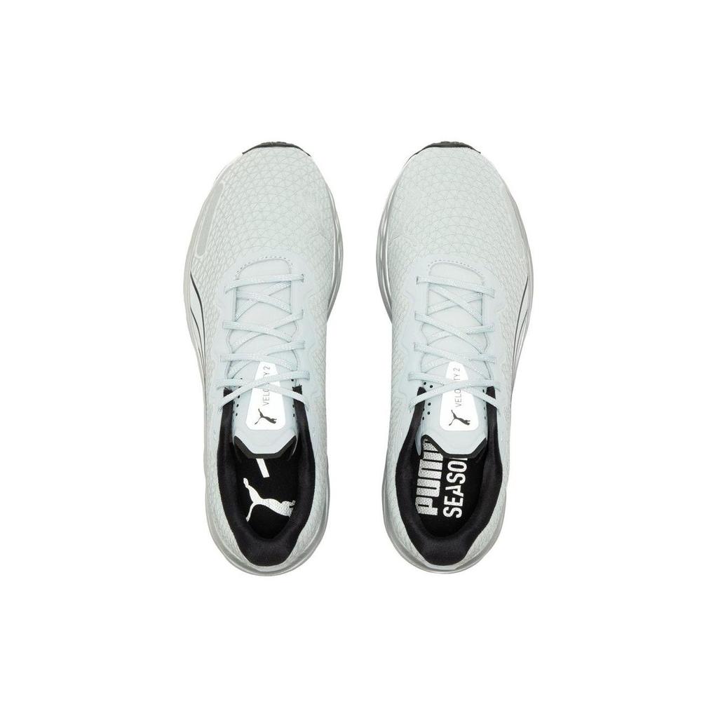 Puma Velocity Nitro 2 Wtr Comfortable Cushioning Slip Resistant Durable Low Top Training Running Shoes Men sneaker Platinum-Gray 376917-02