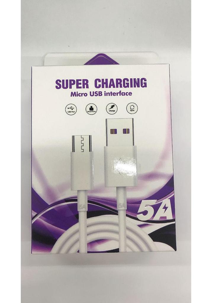 5A Super Fast Charging USB Cable for Android, Huawei, Apple, Type-C with Digital Display